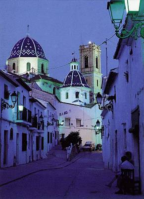 Altea bei Nacht